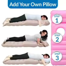 Matelas gonflable de grossesse avec ouverture pour le ventre – Confort absolu pour une relaxation totale